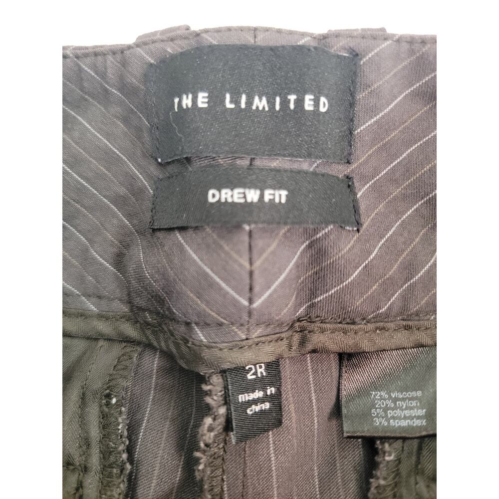 The Limited Trouser Pants Low Rise Pinstripe Flare 2x32 Office Siren Academia - Picture 6 of 9
